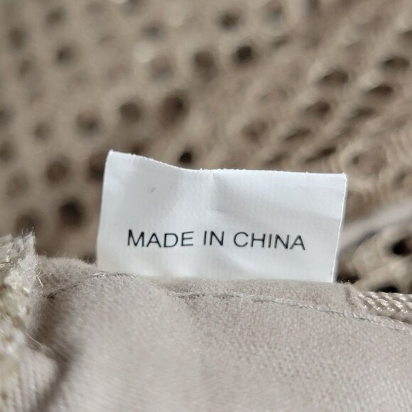 Kedera Men Tactical Mesh Fishing Vest Small Beige Zip Up Pockets Lightweight New - Picture 6 of 9